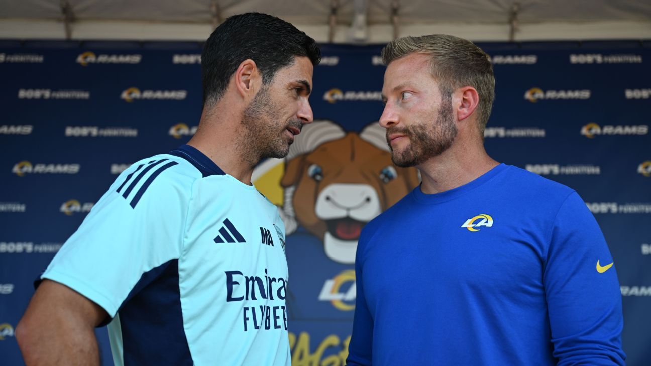 Arsenal’s Arteta learning from Rams coach McVay